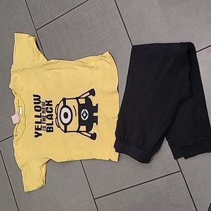 Minions Pajamas Size 10